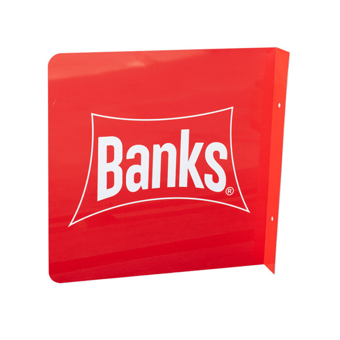 Isla Metal Flange Sign