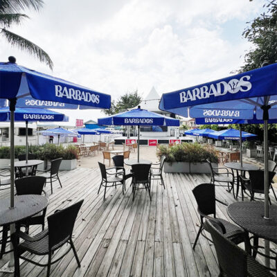 Crest Market Umbrella