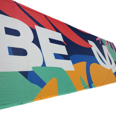 Vista Sublimated Polyester Fence Mesh Banner